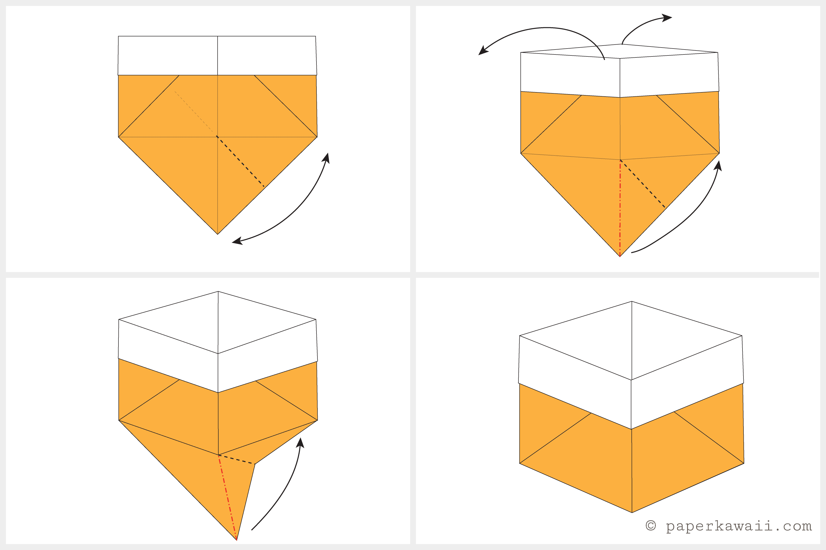 Simple Origami Bowl Easy Origami Newspaper Box Tutorial