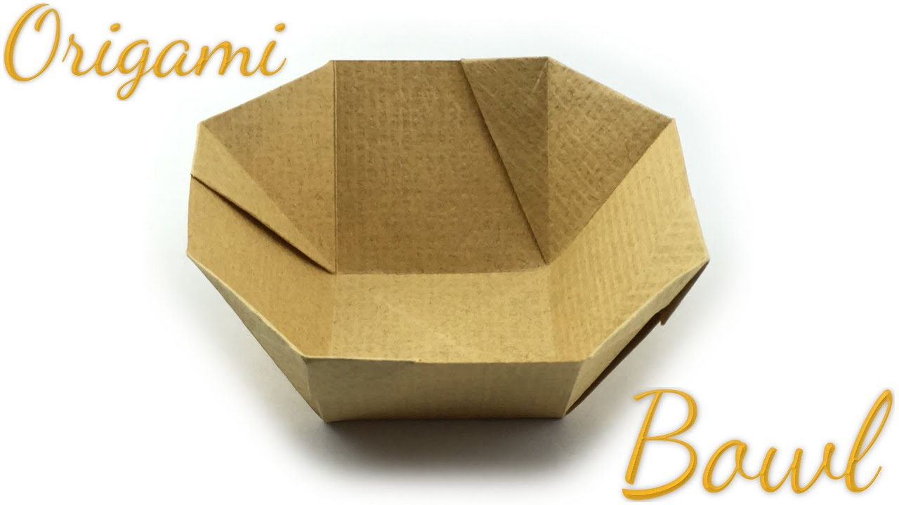 Simple Origami Bowl How To Make Origami Bowl
