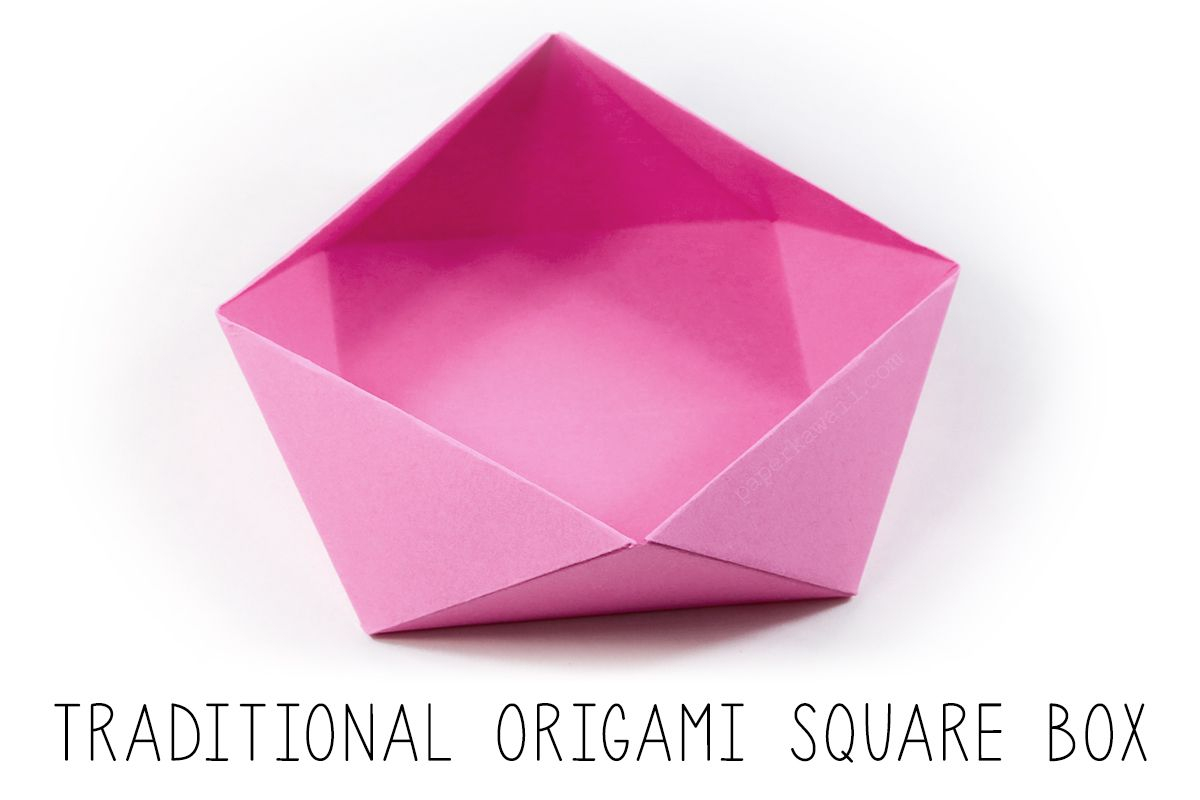 Simple Origami Bowl Traditional Origami Square Bowl Instructions
