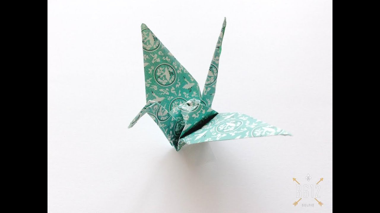 Simple Origami Crane Easy Origami Crane Tutorial