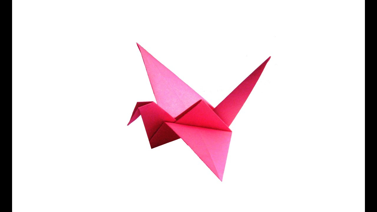 Simple Origami Crane Flying Crane Origami