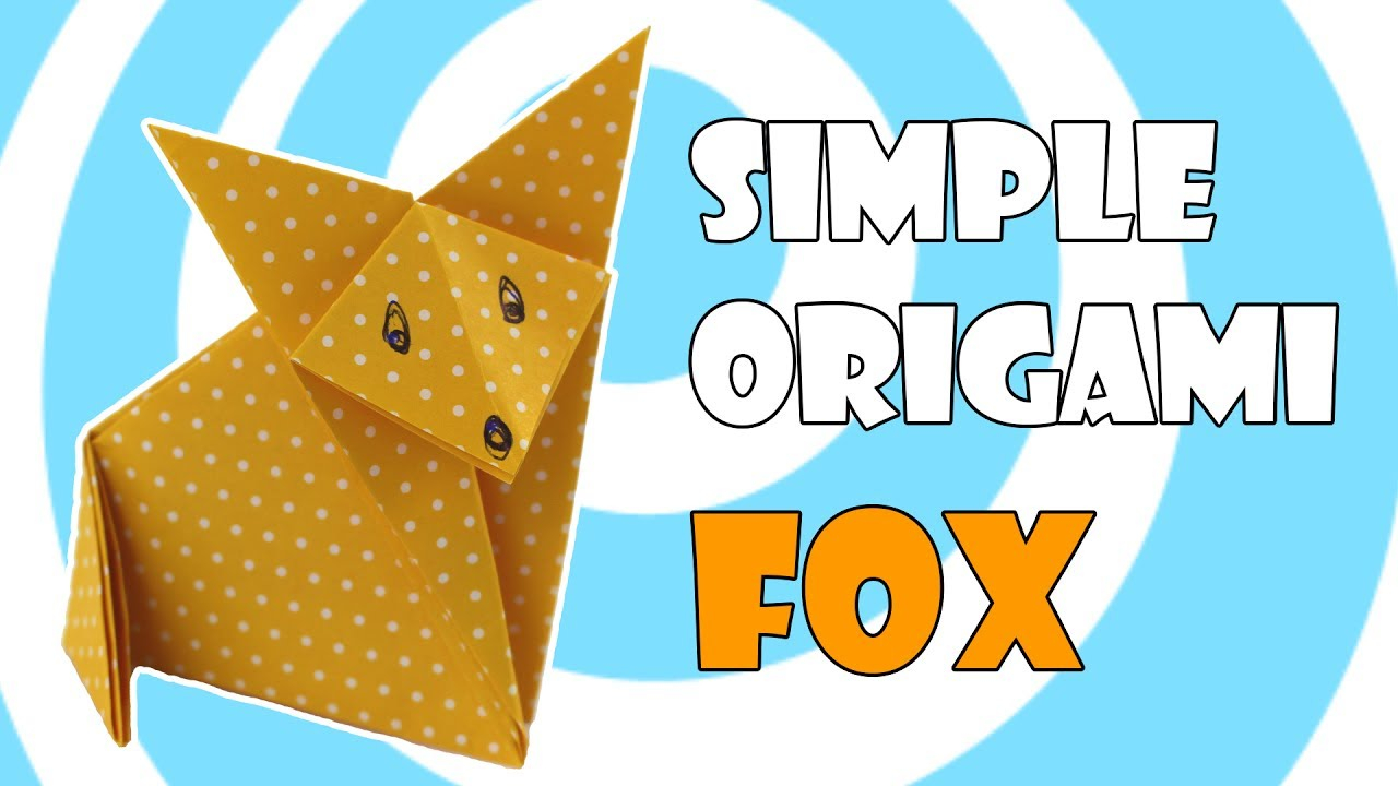 Simple Origami Instructions Origami Fox Simple Origami Instructions