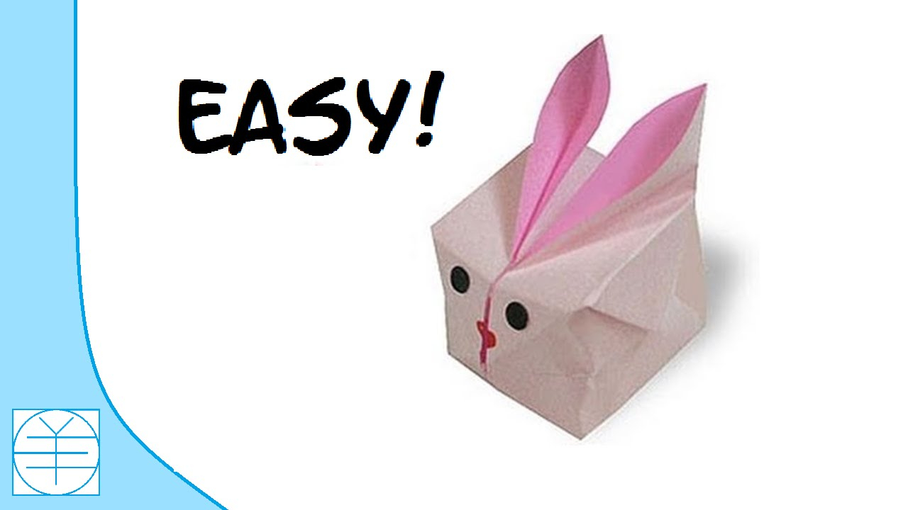 Simple Origami Rabbit Easter Origami Inflatable Bunny Easy Instructions Full Hd