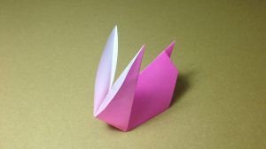 Simple Origami Rabbit How To Make A Paper Animals Origami Rabbit Easy For Children