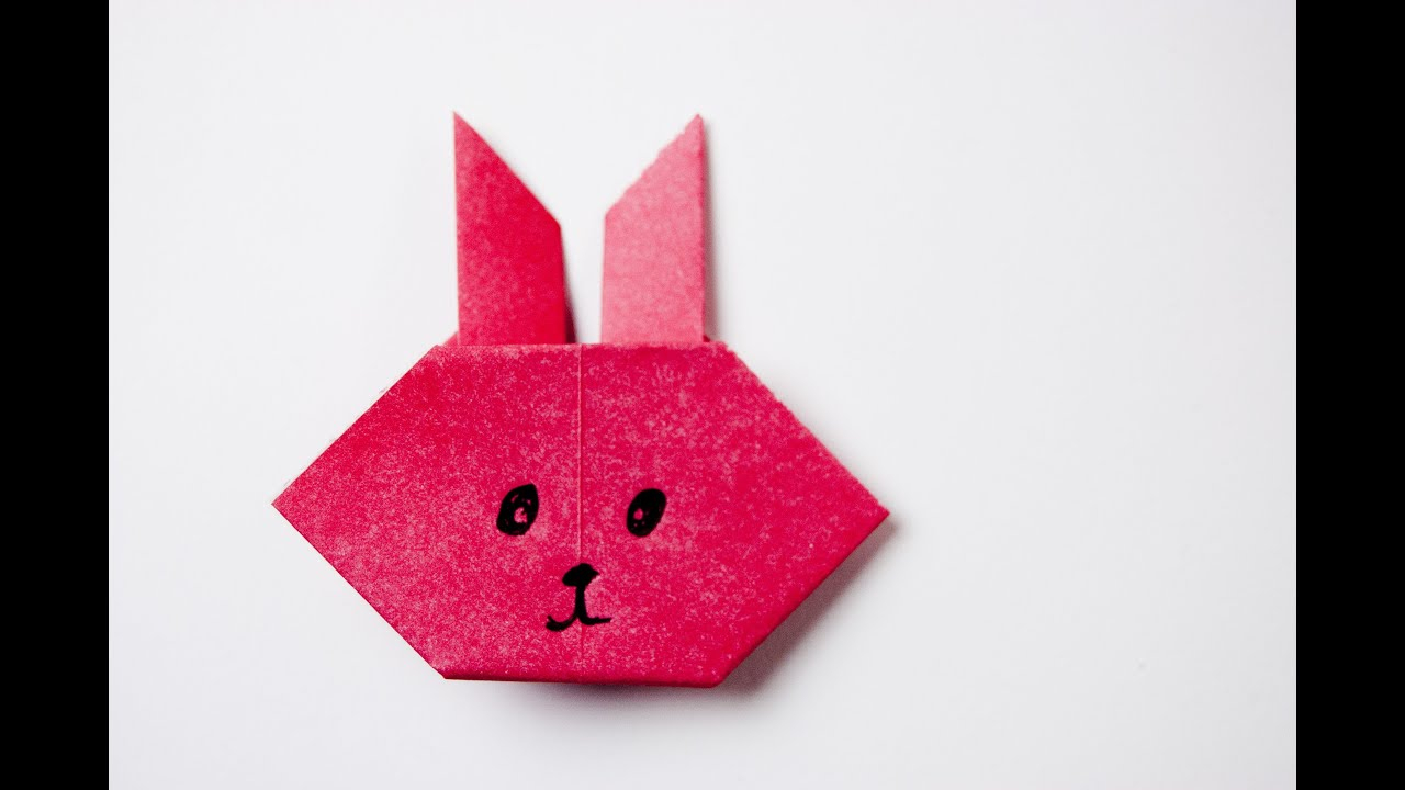 Simple Origami Rabbit How To Make An Origami Rabbit Face