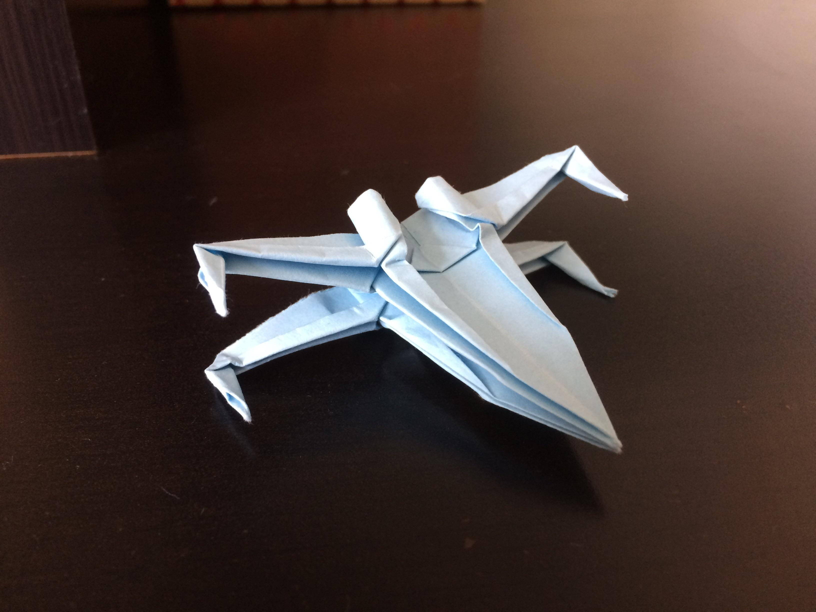 Star Wars X Wing Origami An Origami X Wing Starwars