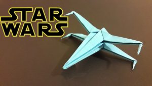 Star Wars X Wing Origami Origami Star Wars X Wing How To Make