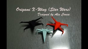 Star Wars X Wing Origami Origami X Wing How To Fold An Origami X Wing Star Wars Star Fighter