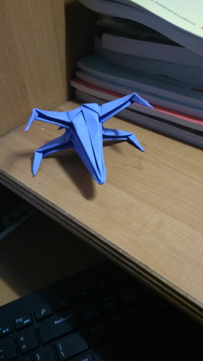 Star Wars X Wing Origami Star Wars X Wing Fighter Origami 9gag