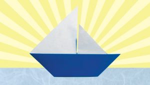 Step By Step Origami Boat Origami Sailboat Folding Instructions