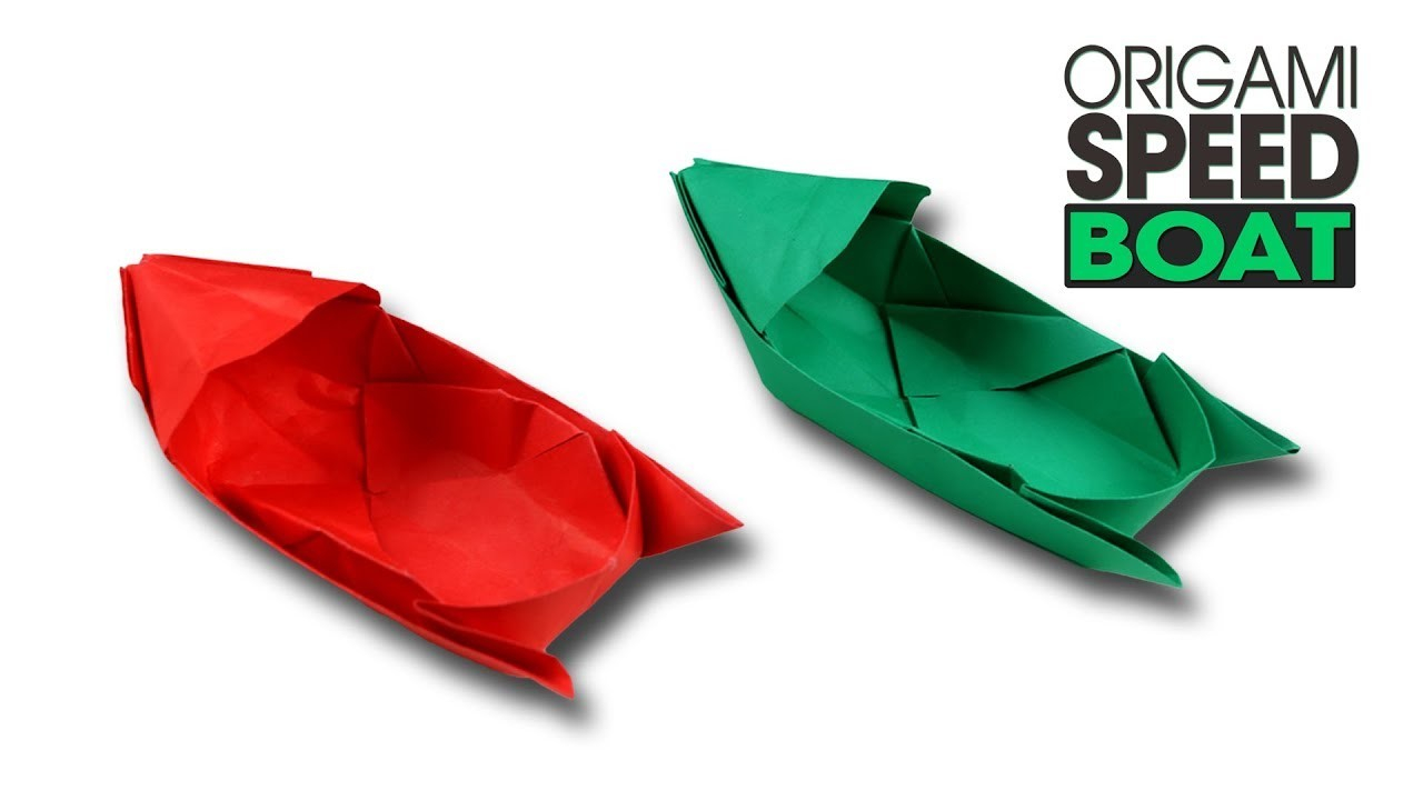 Step By Step Origami Boat Origami Speed Boat Step Step Popular Craft How To Make An