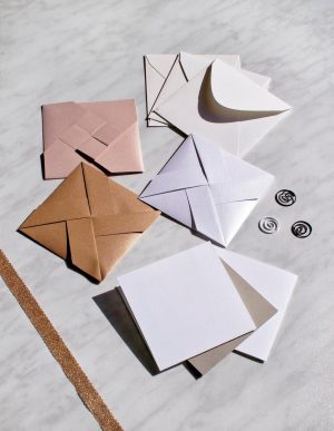 Ten Pound Note Origami Cream Mix Origami Cards With Inserts And Envelopes Handmade Luxury Origami Card Fouette Design 3 Pack Assorted Colours