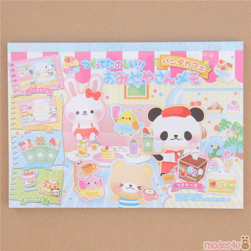 Ten Pound Note Origami Cute Animal Cafe Memo And Origami Block Note Pad Crux