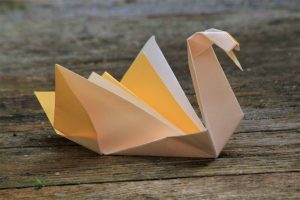 Ten Pound Note Origami Fold And Send Origami Swans For Wedding Gifts