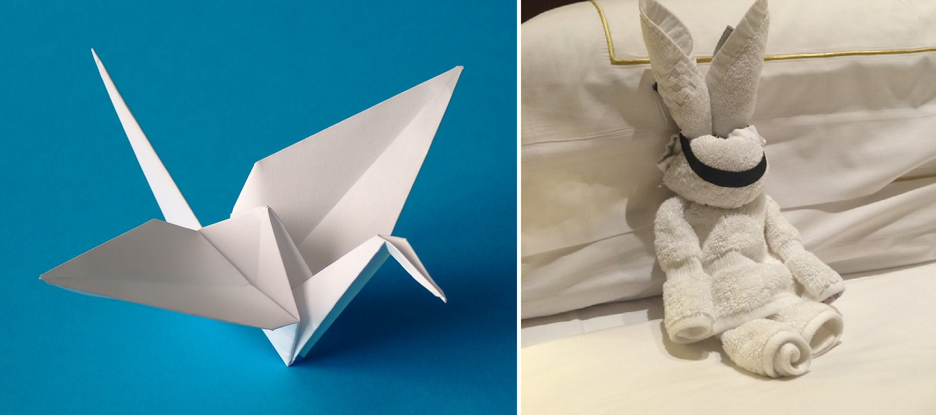 Ten Pound Note Origami Hotel Guest Leaves Origami For Cleaning Staff Back And Forth