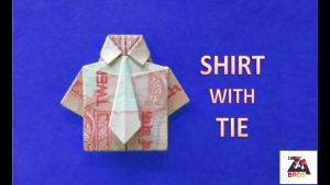 Ten Pound Note Origami How To Make Note Shirt With Tie Origami