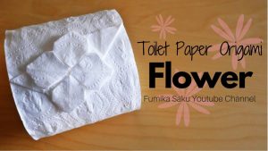 Toilet Paper Origami How To Make Toilet Paper Origami Flower