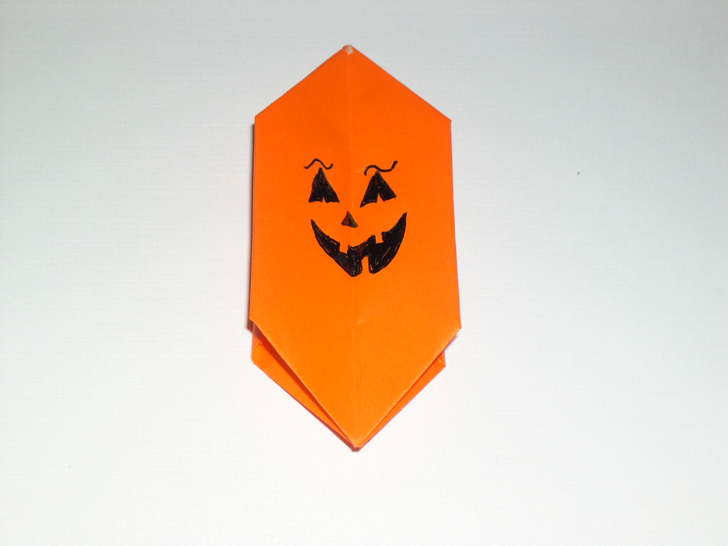 Useful Origami Instructions Origami Halloween Pumpkin Folding Instructions How To Make A