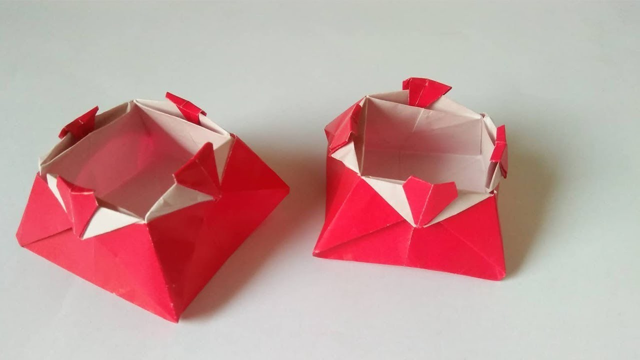 Useful Origami Instructions Origami Heart Gift Box Instructions Gift Ideas