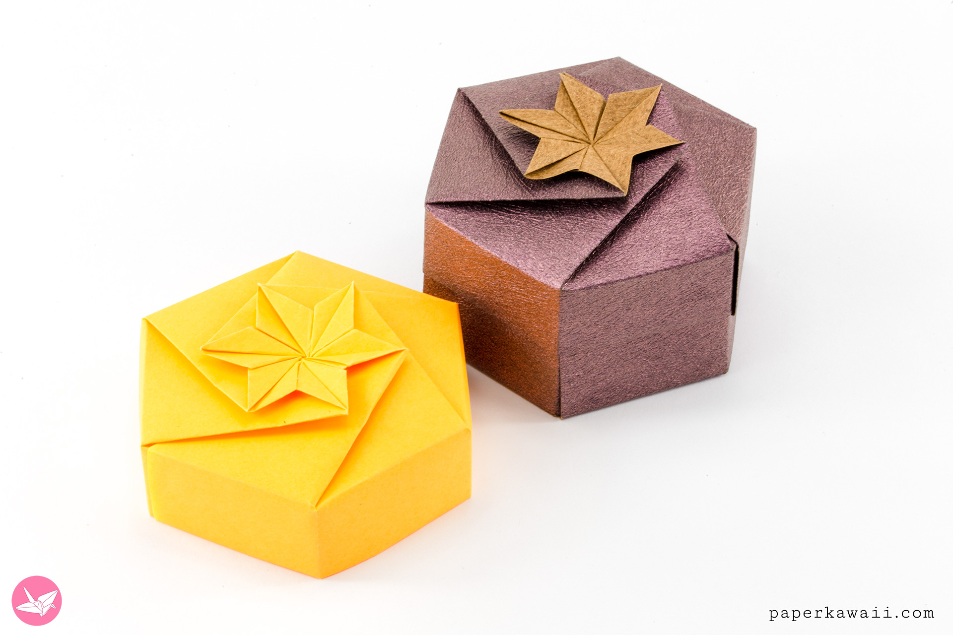 Useful Origami Instructions Origami Hexagonal Gift Box Tutorial Paper Kawaii