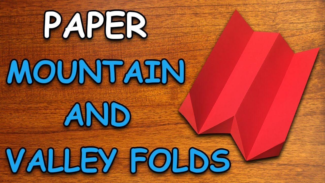 Valley Fold Origami Learn How To Make Mountain Fold And Valley Fold Origami For Kids Periwinkle