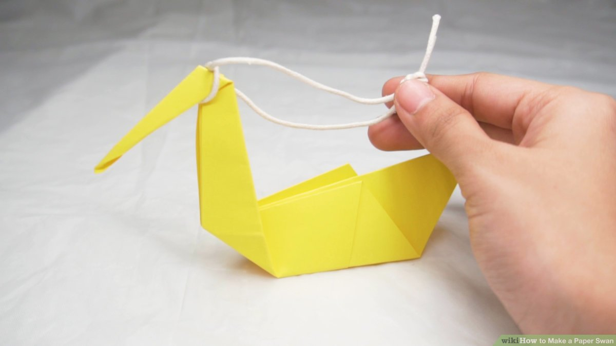 Wikihow Origami Crane How To Make A Paper Swan 11 Steps With Pictures Wikihow